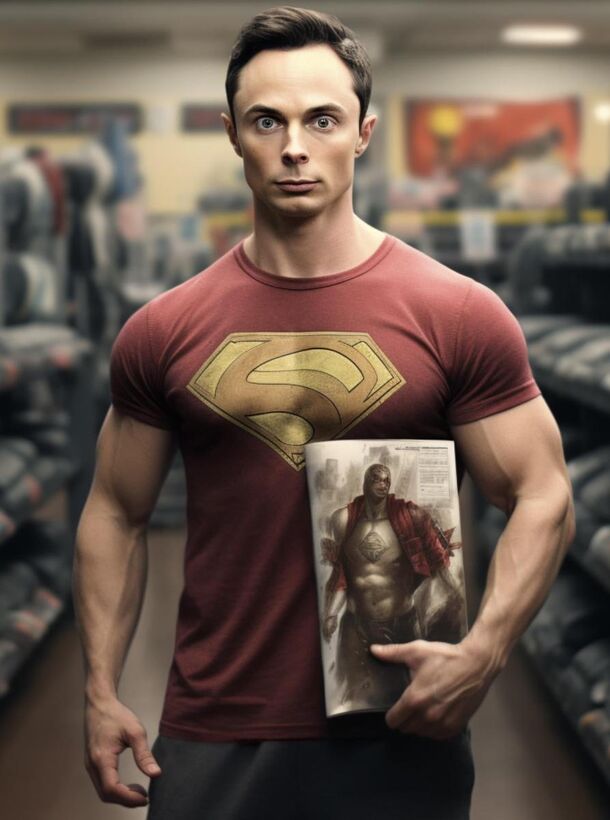 AI Imagines TBBT Characters as Gym Rats, and Stuart Is Now a Hottie - image 1